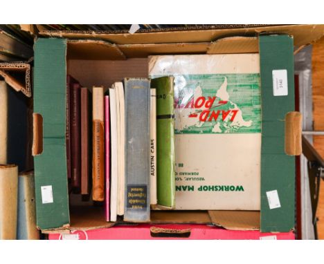 Small quantity of automobile books, to include early 1960s Land Rover workshop manuals
