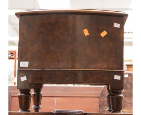 A Victorian step commode 