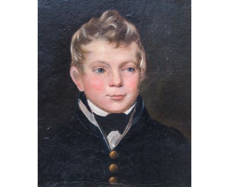 Follower of Henry Raeburn Portrait of a naval cadet, bust length, in uniformOil on board44cm by 37cm, in a gilt frame  