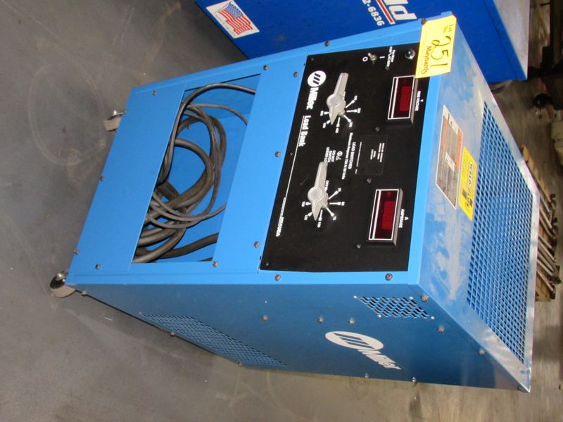 Miller Loadbank Welding Power Load Bank 750 Max Amps Loc Laydown Sn