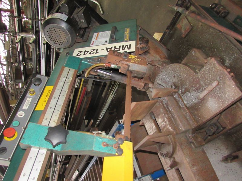 GRIZZLY G4006 SWIVEL HEAD HORIZONTAL BANDSAW 1 1/2HP 55283FPM, 110