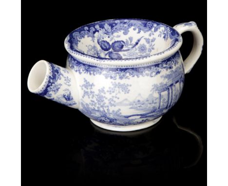 A Blue & White Transfer Printed Spittoon, marked ‘warranted stone china’, diameter 21cm08/09/2017 Condition Report: Good cond