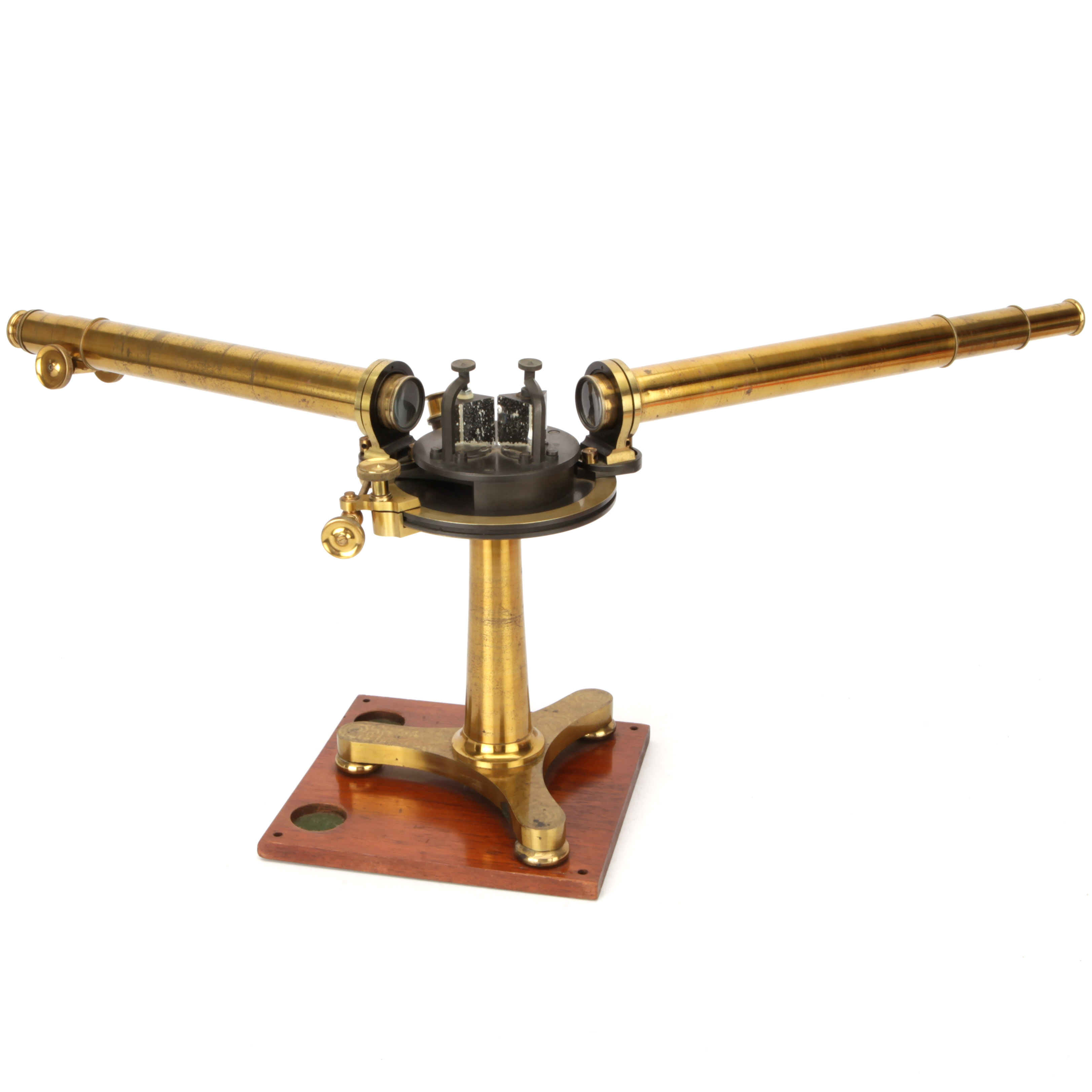 Large Double Prism Spectroscope, by John Browning, double prism model