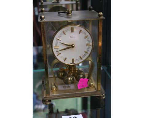 Brass cased Kan of Germany Carriage clock with baton dial 
