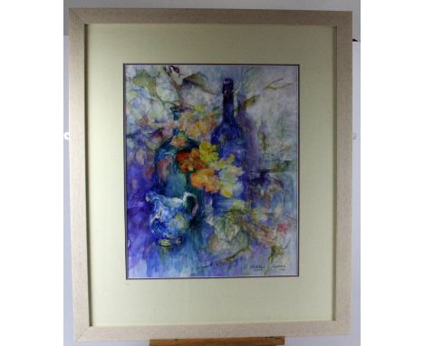 Kathleen M Downing Hertfordshire Artist Still life dated 2009. 36 x 34cm 