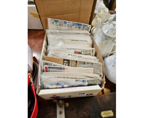 Box of assorted First Day Covers 