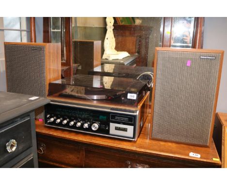 National Panasonic Record Player with a pair of Speakers 