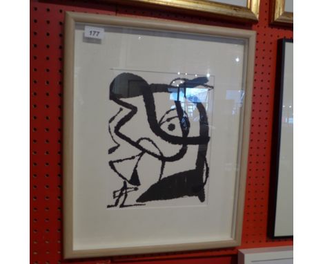 Joan Miro, an untitled lithograph in colours 1967, printed by Maeght, 30cm x 24cm, framed and glazed