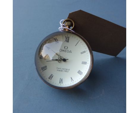 A large Omega style bullseye clock