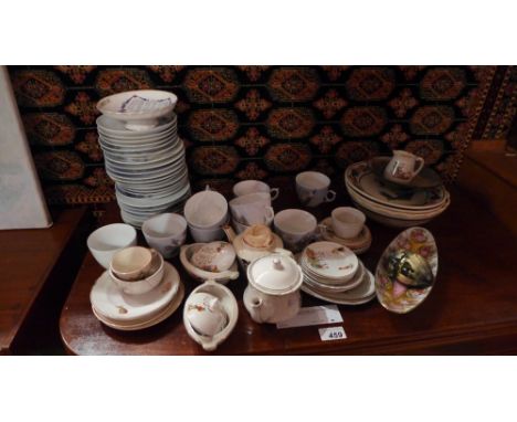 A Royal Copenhagen part tea service together with a collection of other porcelain items 