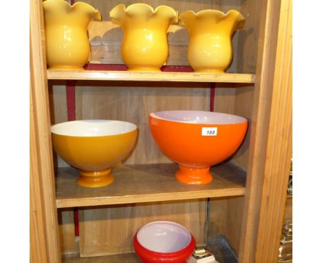 A collection of opaque glass light and lamp shades 