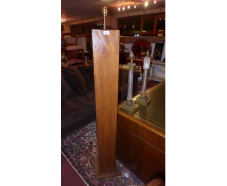  1970's designer teak standard lamp 