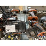 Ridgid Charger R840095; Ridgid R86093 Charger; Ridgid R8694 Torch Light; Ridgid R8611503 Hammer