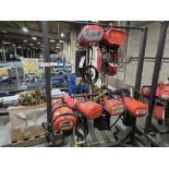 Lot - (6) CM Lodestar Electric Crane Hoists, Consisting of: (3) 1/4-Ton, (1) 1/2-Ton, with (4)