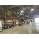 Gorbel 1000 LBS Capacity Bridge Crane, w/ (1) 500 LBS 208V, 3 Phase CM Lodestar Electric Chain