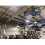 Gorbel 1000 LBS Capacity Shop Crane, w/ (1) 500 LBS 208V, CM Lodestar Electric Chain Hoist, with