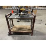 DeWALT Model: DW717 10 in. Double Bevel Sliding Compound Miter Saw, 4000/RPM, On Rolling Cart
