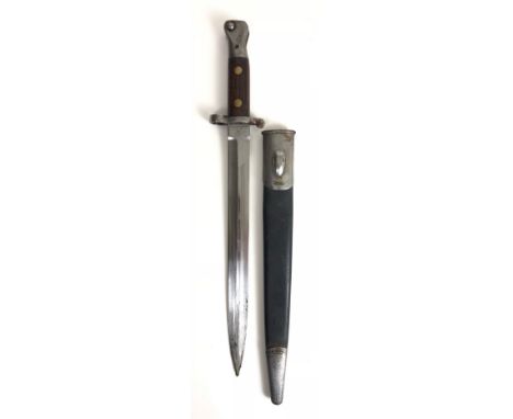 Edward VII Boer War M1888 Lee Metford Bayonet A good example the double edged blade with crowned ER and issue date 6/02. Stee