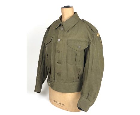 Berkshire Home Guard Bracknell WW2 Denim Battledress Blouse A good original rare example of a Denim No2 pattern blouse with i