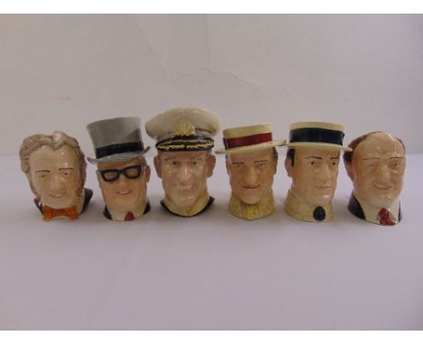 Six ceramic character jugs from the Licensed Victuallers to include Prince Phillip, Henry Porter, Robert McNeil, Paul Smith, 