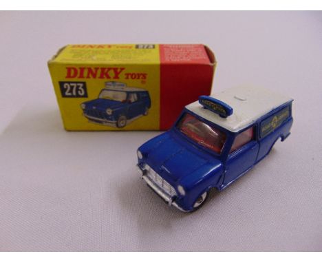 Dinky R.A.C. patrol Mini van 273 in original packaging