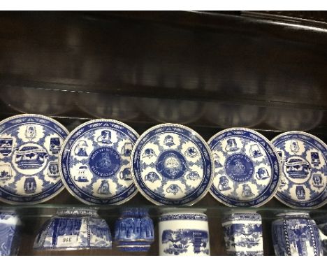 5 RINGTONS COLLECTORS PLATES (BOTTOM SHELF)