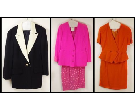 From a Palm Beach Socialite, a Lot of Three (3) Retro/Vintage "AS IS" Designer Separates. Includes a Byblos 2 Piece Skirt and