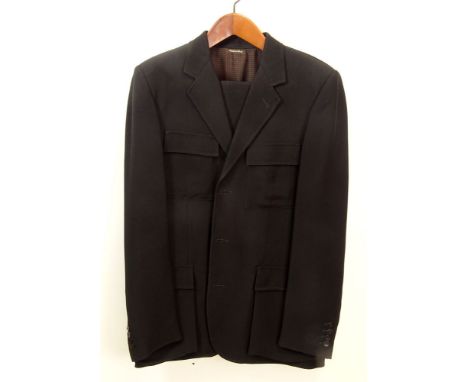 Men's Vintage Jean Paul Gaultier Homme Suit. Made in Italy. Size 54 (US 44), Pant Size 32. Fabric Content 100% Rayon. Very Go