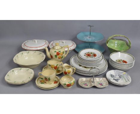 A Collection of Various Mid/Late 20th Century Ceramics to comprise Stylecraft by Midwinter Lidded Tureen, Midwinter Two Tier 
