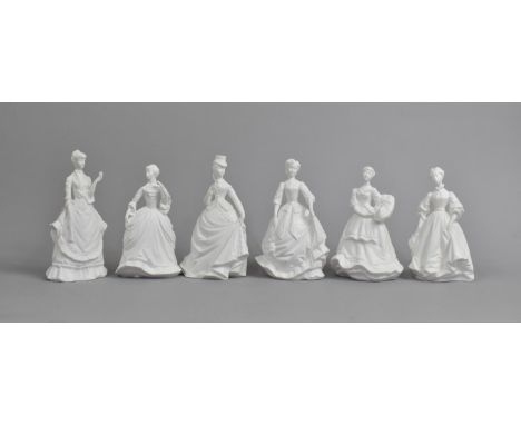 A Set of Six Royal Worcester Ladies 