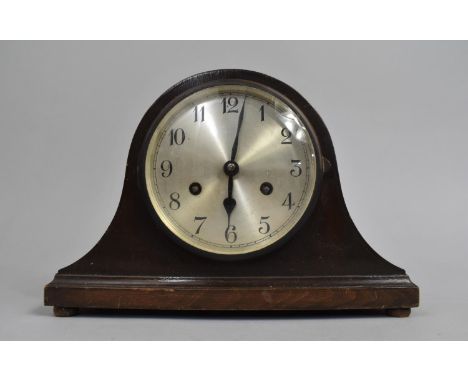 A Mid 20th century Mantel Clock, 29cms Wide 