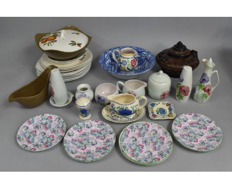 A Collection of Various Late 20th Century and Later Ceramics to comprise Part Set of Midwinter Stylecraft Fashion Shape Dinne