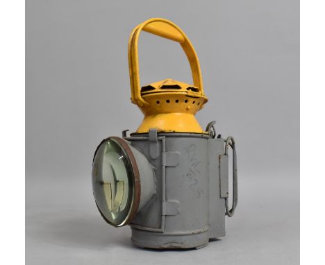 A Vintage Railway Signal Lamp, Complete with Burner 