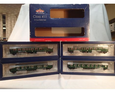 Bachmann 31-426A, 4 CEP EMU, S.R multiple unit, green, excellent condition, no paperwork, outer box with wear. UK P&amp;P Gro