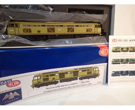 Heljan OO scale 53031, Falcon, D0280, lime green, limited edition 780/800, near mint condition, boxed. UK P&P Group 1 (£16+VA