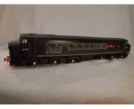 O gauge David J Parkins kit built class 45 peak, Leicestershire and Derbyshire Yeomanry, D123, green, late crest, good build,