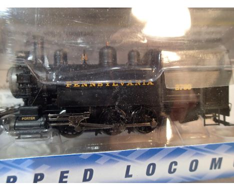 Bachmann HO scale, 52104, 0.6.0 side tank, 2780, black, Pennsylvania, D.C.C fitted, near mint condition, boxed. UK P&amp;P Gr