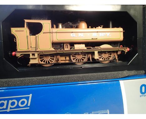 Dapol O gauge 75-007-009 class 57XX, Pannier tank, G.N.S.R lined caramel, from The Railway Children film, boxed as new. UK P&