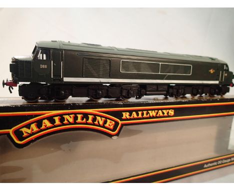 Mainline class 45 diesel, re-finished in green, late crest, D88, good condition, box for 37040 cat number. UK P&amp;P Group 1