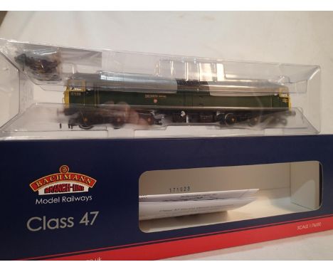 Bachmann 31-660DB, class 47 diesel, 47628, Sir Daniel Gooch, G.W.R 150th anniversary line green, regional exclusive model, ne