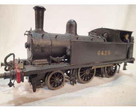 O gauge kit built 2.4.0 tank, LMs black, 6428, 2 rail fine scale, fair build and finish. UK P&amp;P Group 1 (£16+VAT for the 