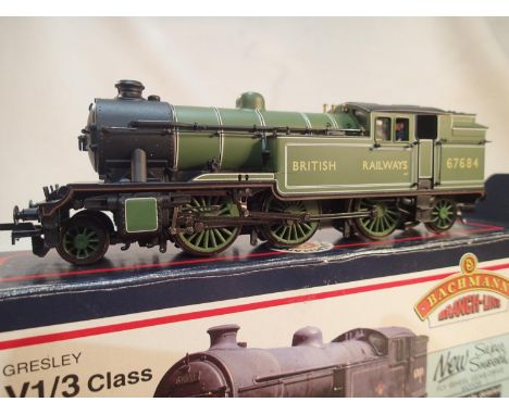 Bachmann 31-607, V3 tank, 67684, British Railways, Doncaster green, excellent condition, box with wear. UK P&amp;P Group 1 (£