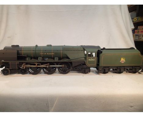 Gauge one kit built City of Glasgow, BR green, 46242, early crest, built and finished to a good standard, 2 rail fine scale. 