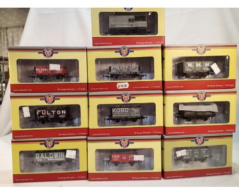 Ten Oxford Rail OO gauge wagons, all different, near mint and boxed. UK P&amp;P Group 1 (£16+VAT for the first lot and £2+VAT