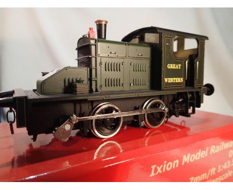 Ixion O gauge Fowler diesel mechanical, Great Western green, near mint, storage wear to box. UK P&amp;P Group 1 (£16+VAT for 