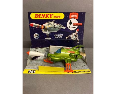 A BOXED DINKY TOYS U.F.O INTERCEPTOR, NO.351, 'direct from Gerry Anderson's UFO tv programme S.H.A.