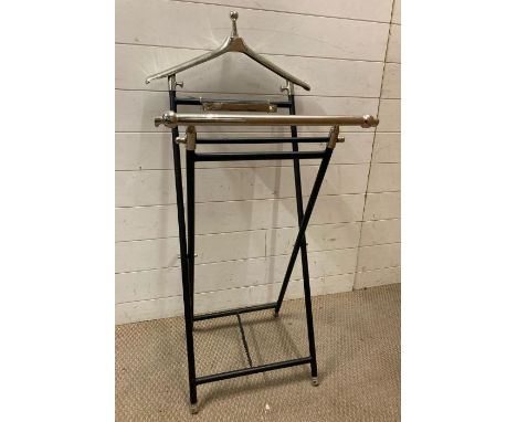 An Art Deco style trouser, coat and hat stand 
