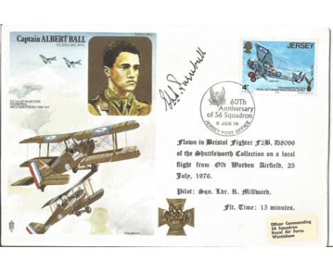 WW1 RFC Eric Turnbull Fighter Pilot with 56 Squadron RFC during The First World War. Signed on a Captain Albert Ball VC, RAFM