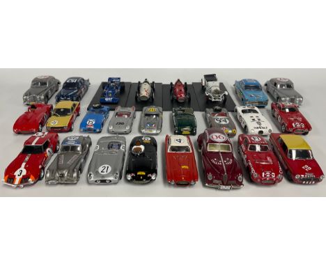 Model Cars - Tameo Kits, Ferrari 375 Indy; another similar; Tyrrell P34; Editions Atlas Collections, Porsche 550; Paul's Mode