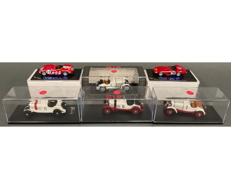 Model Cars - F43, 262 Ferrari Carrera Panamericana 1954, limited edition 4/100, 1/43 scale, cardboard box; 261 Ferrari Carrer